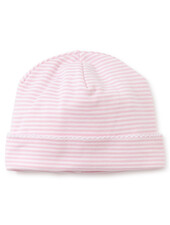 Simple Stripes Hat  {Pink/White} NB