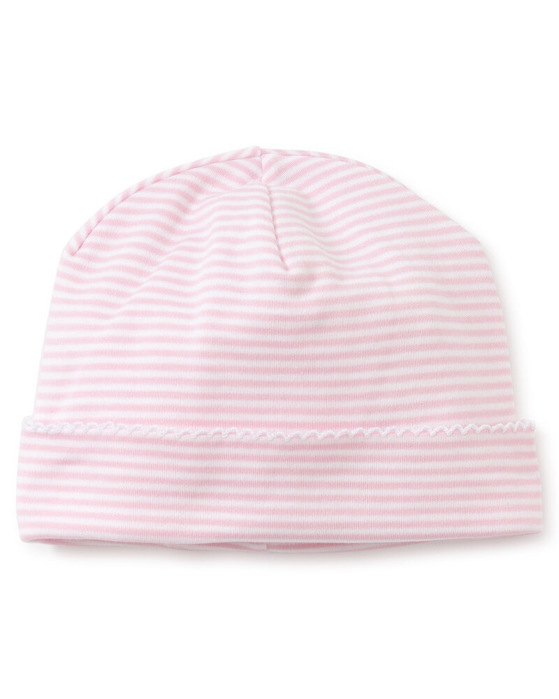 Simple Stripes Hat  {Pink/White} NB