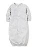 Stripes Convertible Gown {White/Grey}