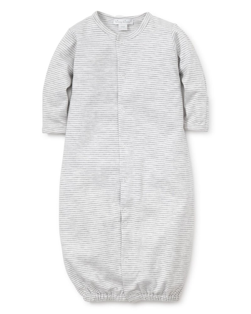 Stripes Convertible Gown {White/Grey}