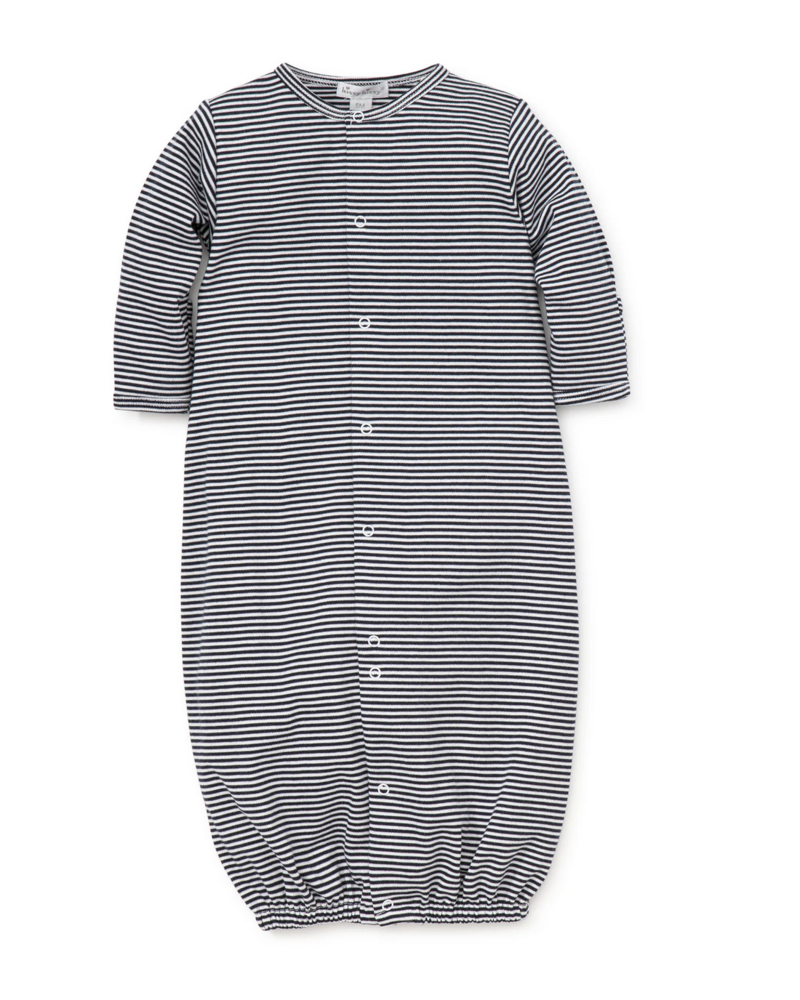Stripes Convertible Gown {White/Navy}