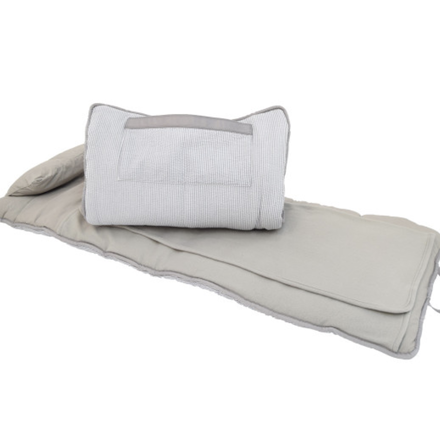 Seersucker Napmat {Grey/White}