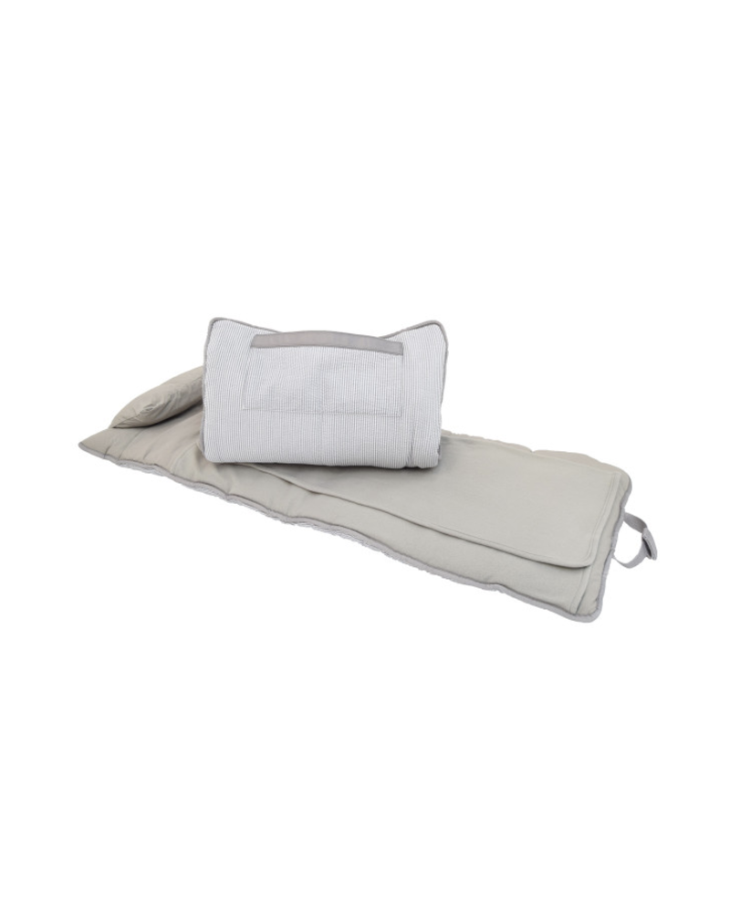 Seersucker Napmat {Grey/White}