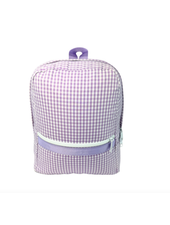 *NEW* Gingham Backpack {Lilac}  Small