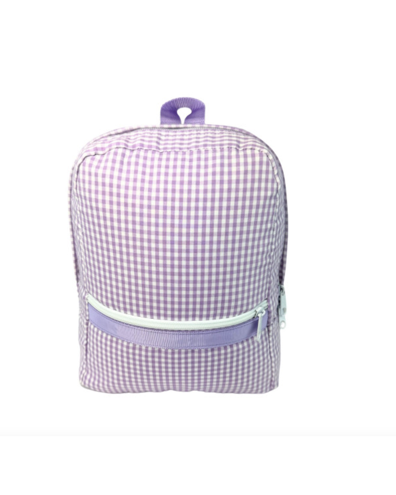 *NEW* Gingham Backpack {Lilac}  Small