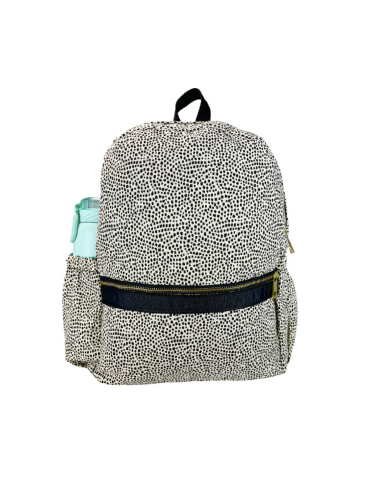 *NEW * Seersucker Backpack w/ Pockets {Cheetah}