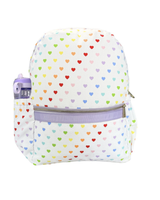 *NEW * Seersucker Backpack w/ Pockets {Tiny Hearts}