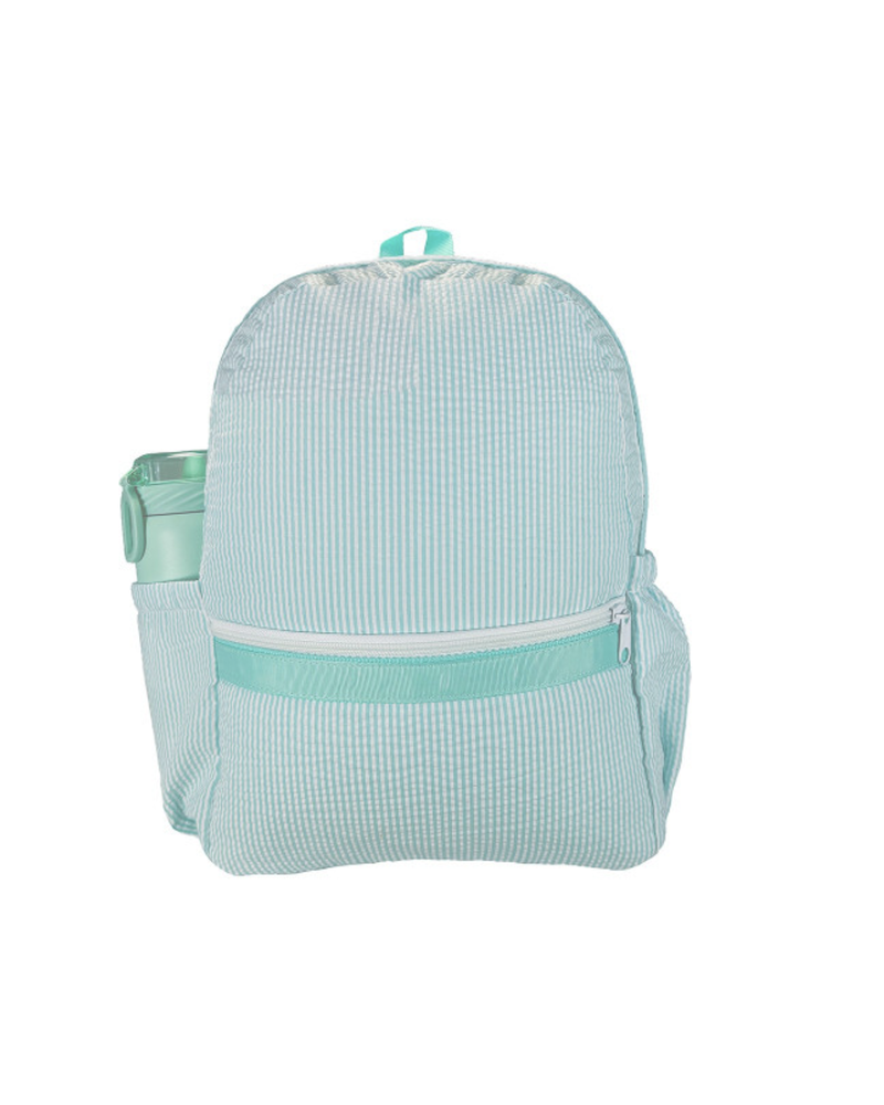 Seersucker Backpack Mint Ethan s Closet Children s Boutique Little Feet