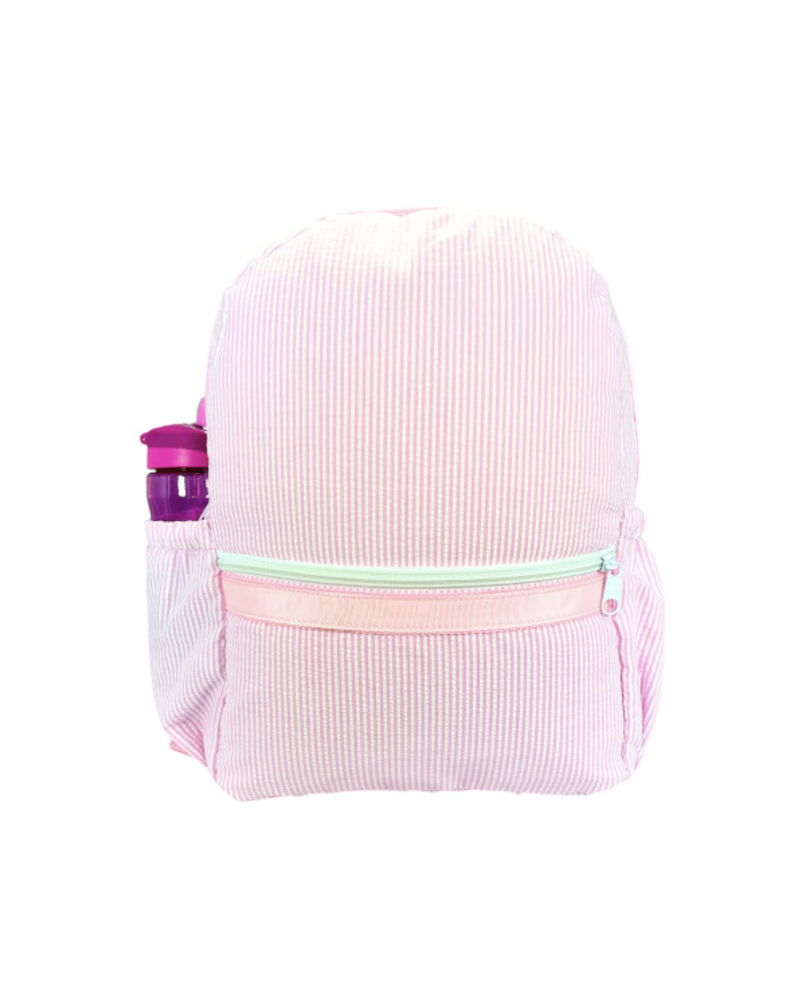 Seersucker Backpack {Pink}