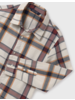 Mayoral L/S Plaid Shirt {Bur/Nvy/Org} Tween