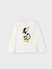 Mayoral 'Woof' Dog T-Shirt {Ivory}