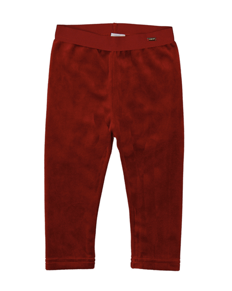 Mayoral Floral Ruffle Shirt Set{Cream/Cherry/Nvy}