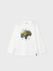 Mayoral L/S Jeep T-Shirt {Ivory}