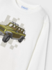 Mayoral L/S Jeep T-Shirt {Ivory}