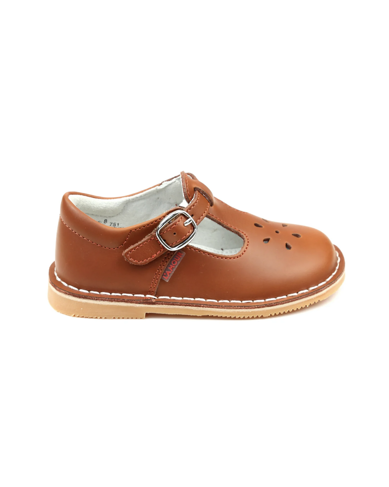 Joy T-Strap MJ {Cognac}