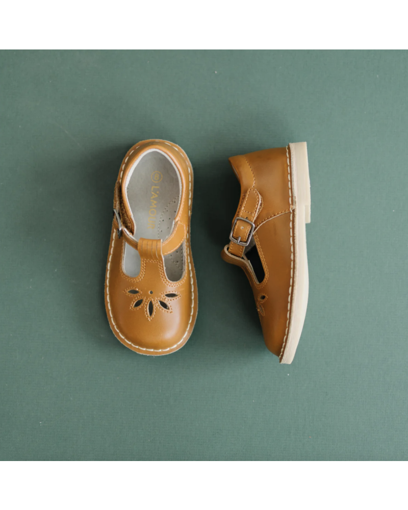 Sienna T-Strap MJ {Camel}