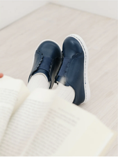 Phoebe Elastic Slip On {Navy}