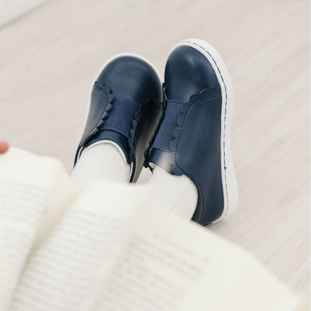 Phoebe Elastic Slip On {Navy}