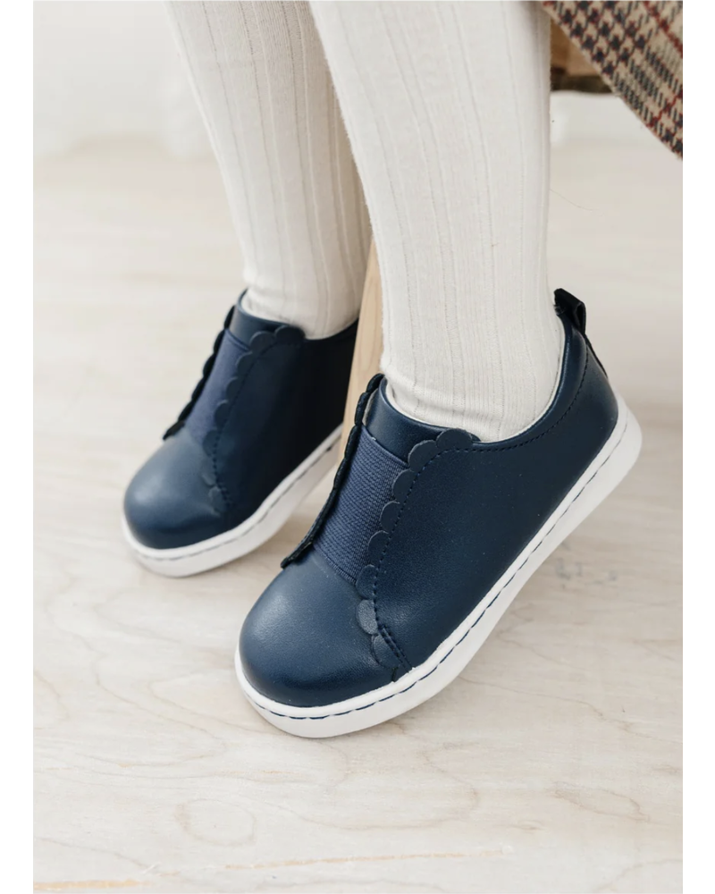 Phoebe Elastic Slip On {Navy}