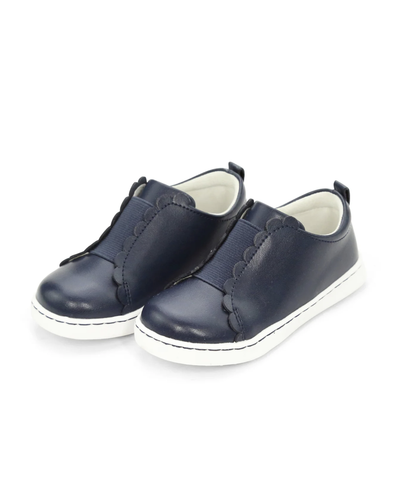 Phoebe Elastic Slip On {Navy}