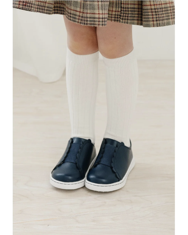 Phoebe Elastic Slip On {Navy}