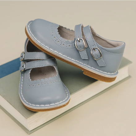 Tatiana Double Strap MJ {Spring Blue}