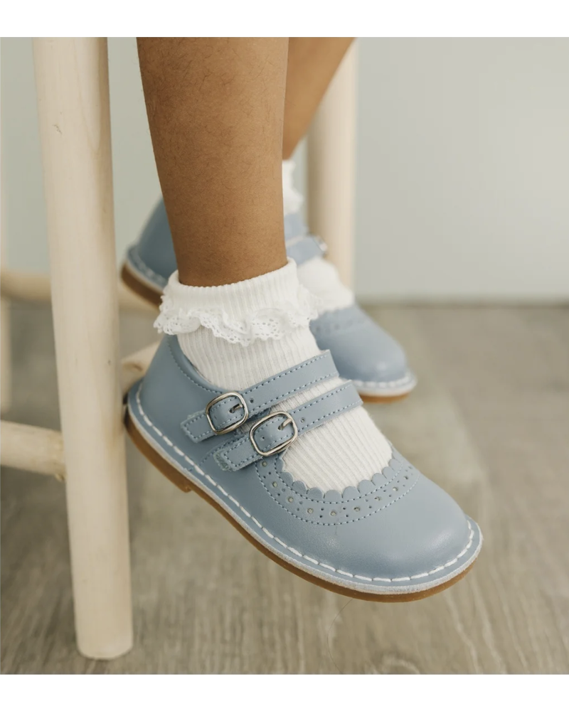 Tatiana Double Strap MJ {Spring Blue}
