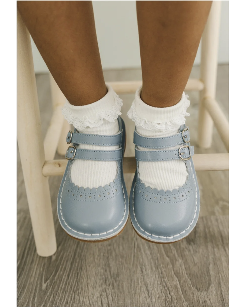 Tatiana Double Strap MJ {Spring Blue}
