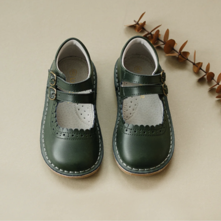 Tatiana Double Strap MJ {Green}