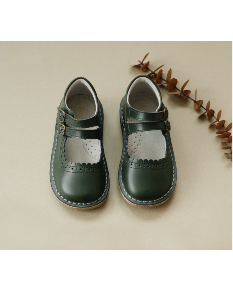 Tatiana Double Strap MJ {Green}