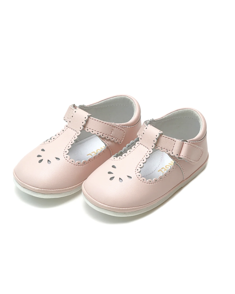 Dottie Scalloped Perforated MJ {Pink}