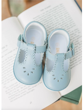 Dottie Scalloped Perforated MJ {Dusty Blue}