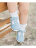 Dottie Scalloped Perforated MJ {Dusty Blue}