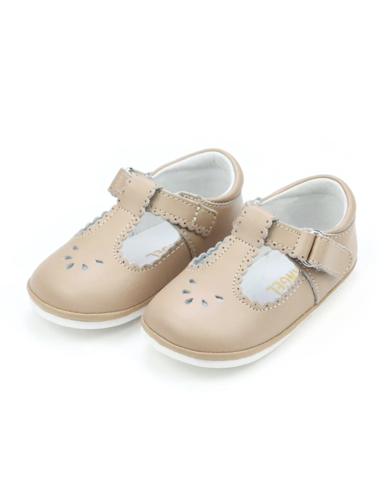Dottie Scalloped Perforated MJ {Latte}
