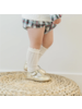 Dottie Scalloped Perforated MJ {Gold}