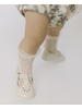 Dottie Scalloped Perforated MJ {Cream}