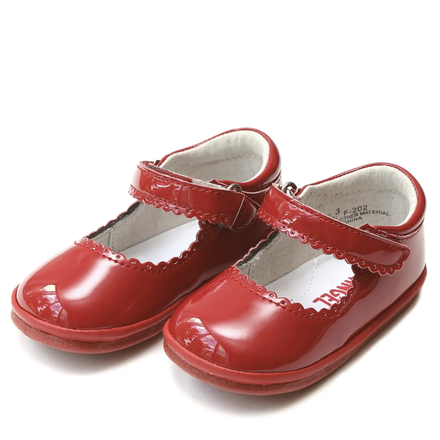 Cara Scalloped MJ {Patent Red}