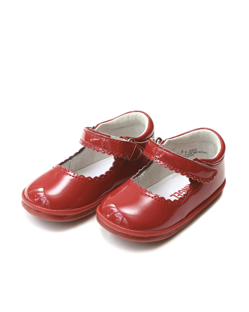 Cara Scalloped MJ {Patent Red}