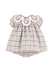 Sophie & Lucas Holiday Check Petal Dress {Grey/Red}