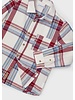 Mayoral L/S Plaid Shirt {Red/Blue/Wht}