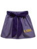 LSU Tigers Emb Tank/Skirt Set {Wht/Purp Gingham} F24