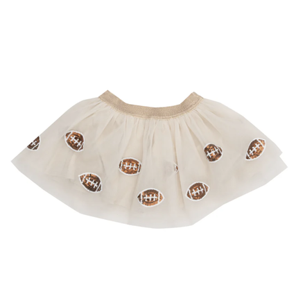 Angel Dear Footballs Tutu Skirt {Ivory}