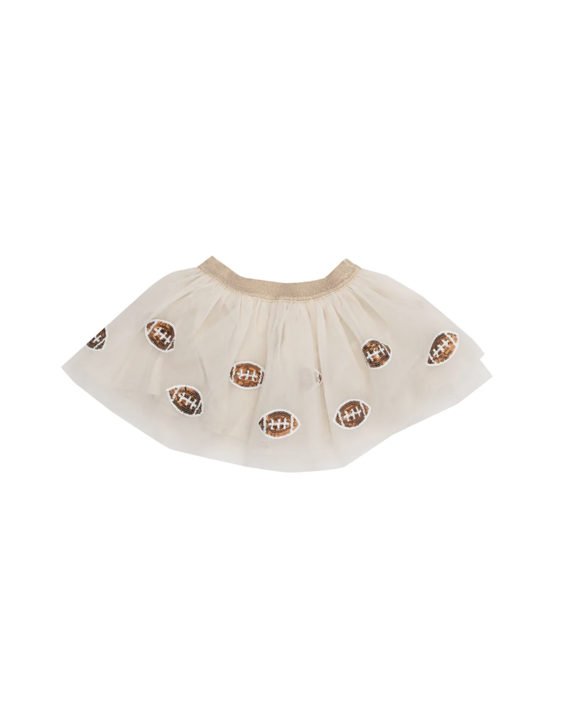 Angel Dear Footballs Tutu Skirt {Ivory}