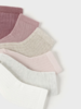 Mayoral Set of 6 Socks {Pink/Ivory/Gray}