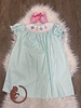 Emma Ornament Smock Bishop Dress {Mint}