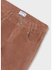 Mayoral Checked Overshirt w/ Suede Pant Set {Rose}
