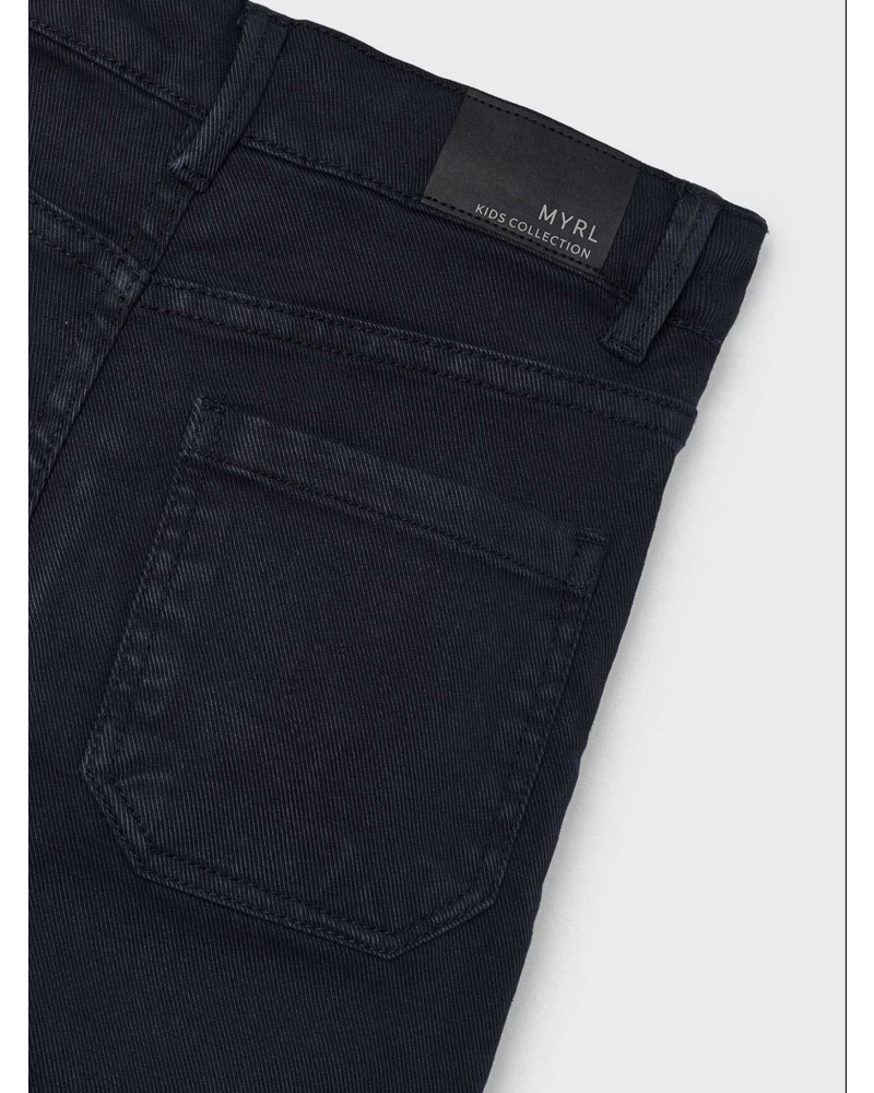 Mayoral L/S Backpack T-Shirt w/ Relaxed Fit Pants {Crm/Blue Blk}