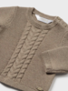 Mayoral Cableknit Sweater {Almond}