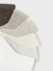 Mayoral Set of 6 Socks {Brown/Ivory/Gray}