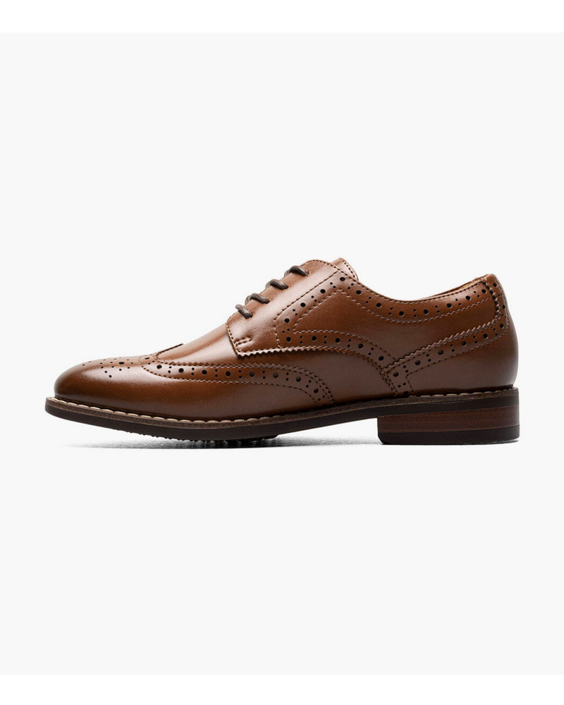Florsheim Rucci Wing Tip Oxford Jr. {Cognac 221}